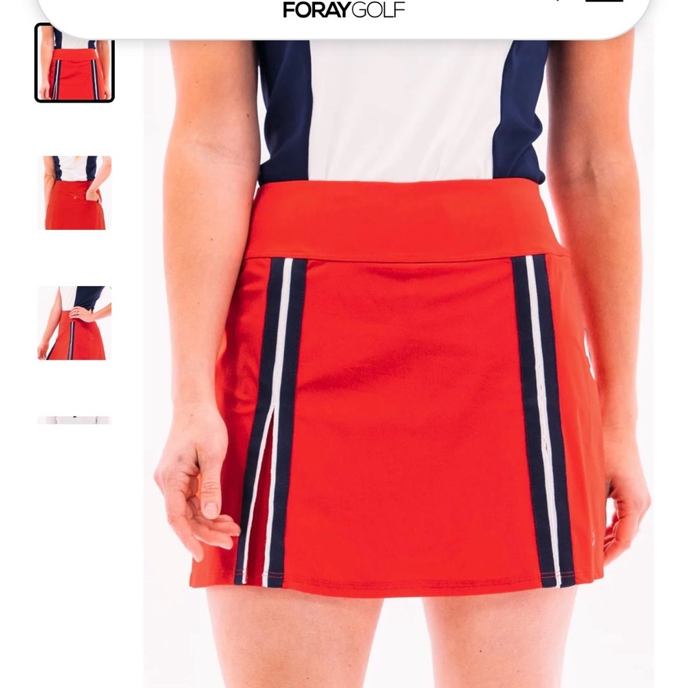 Foray Golf Women's Red Skirt